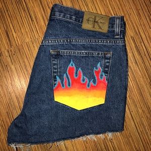CALVIN KLEIN JEANS | HAND PAINTED.